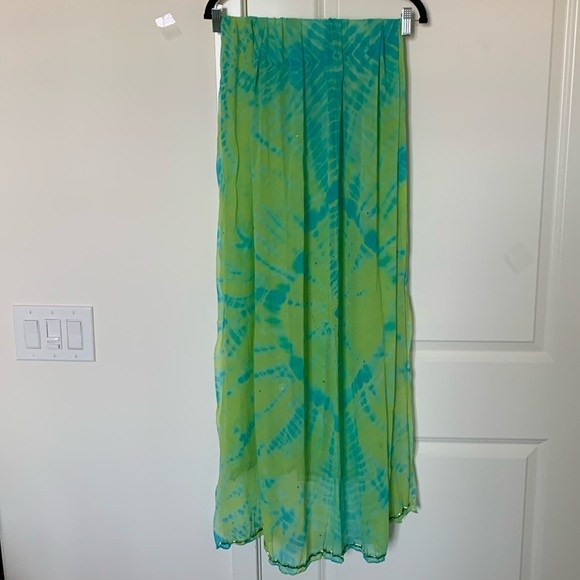 Indian 100% silk 3-piece shalwar/kameez/dupatta embroidered suit size 42/M - Picture 7 of 8